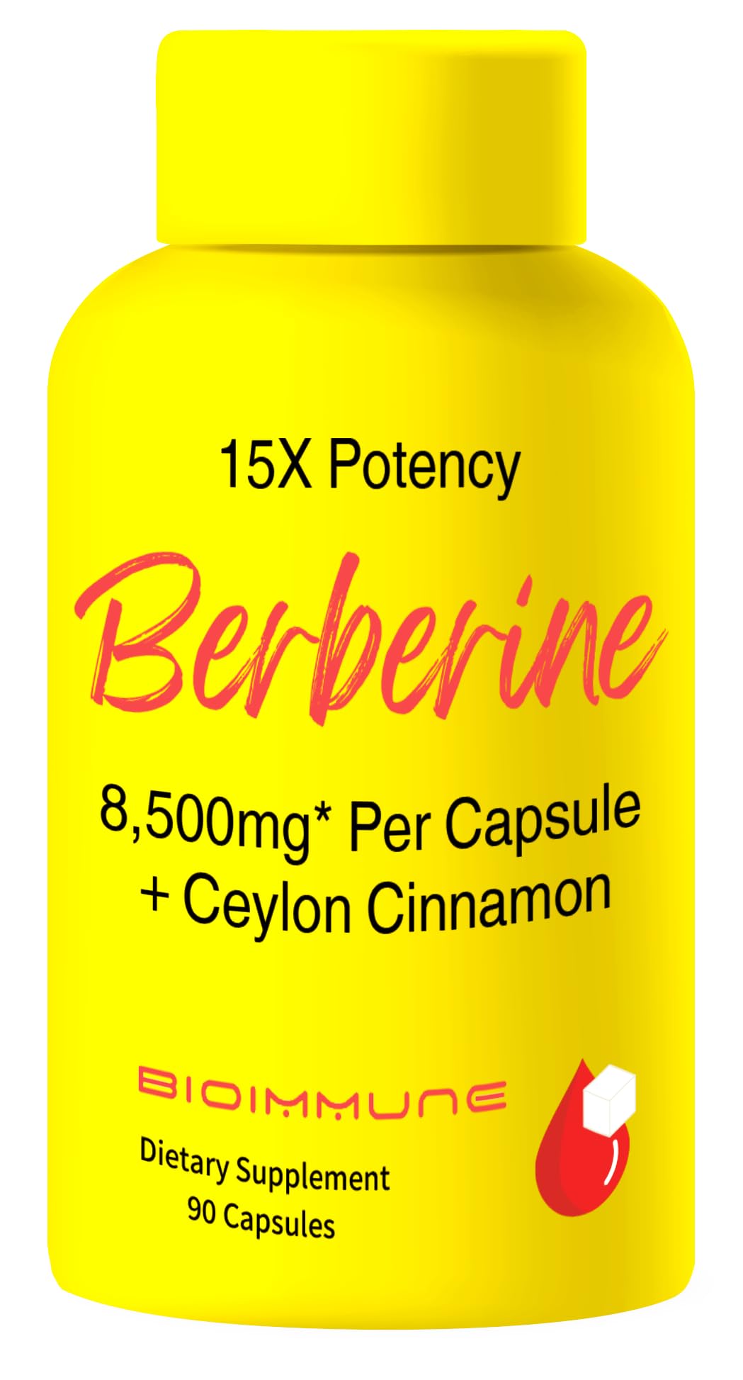 BioImmune Berberina cápsula 15X potencia para más activos.