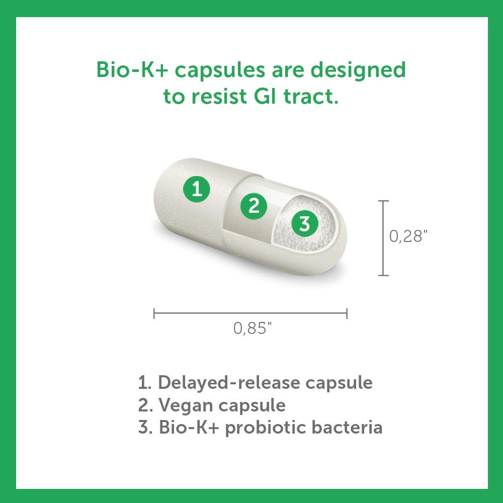 Bio-K Plus PROBIOTIC Daily 50BIL box packaging on display