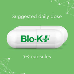 Bio-K Plus PROBIOTIC Daily 50BIL label close-up showing product name