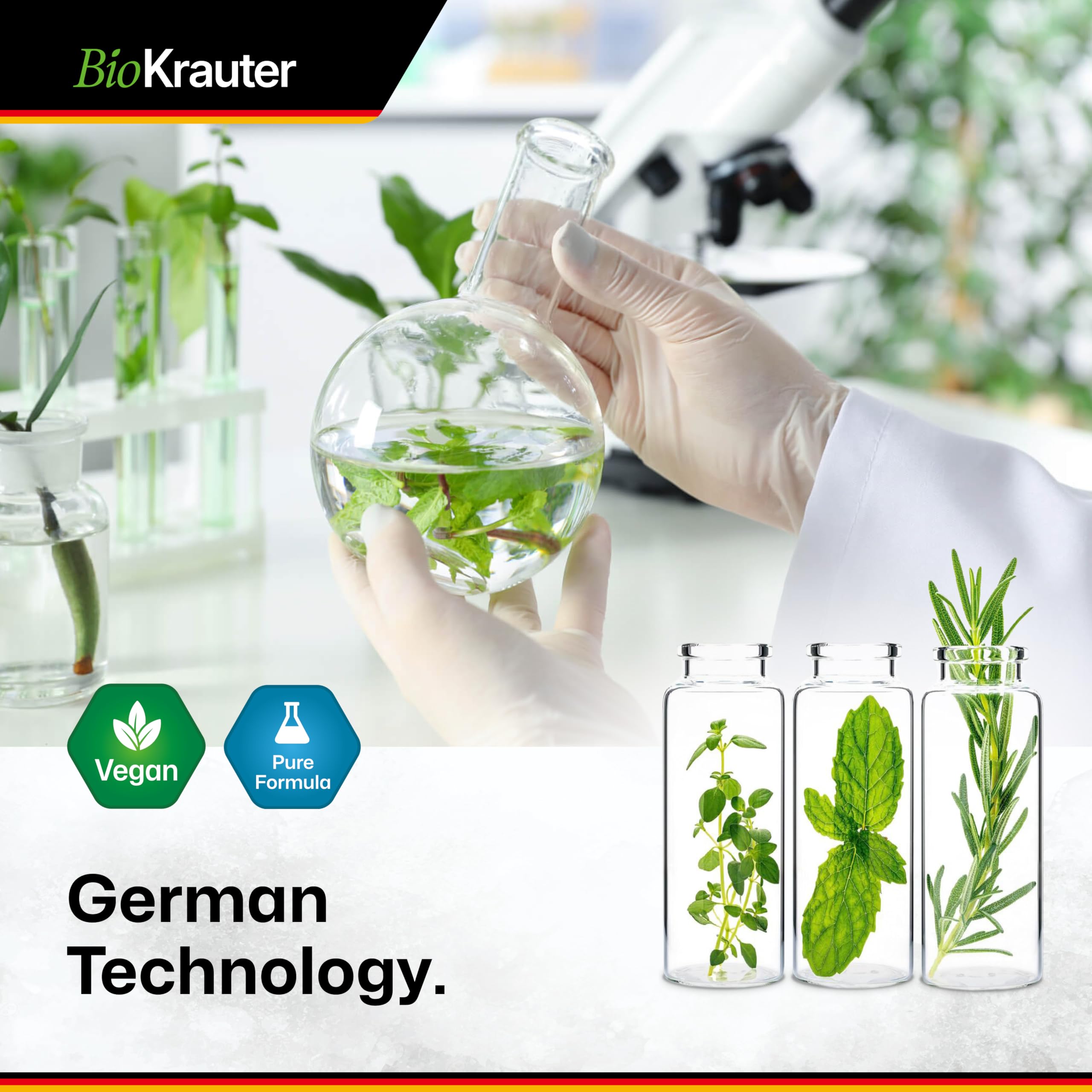 BIO KRAUTER Bacopa vegan and non-GMO formulation