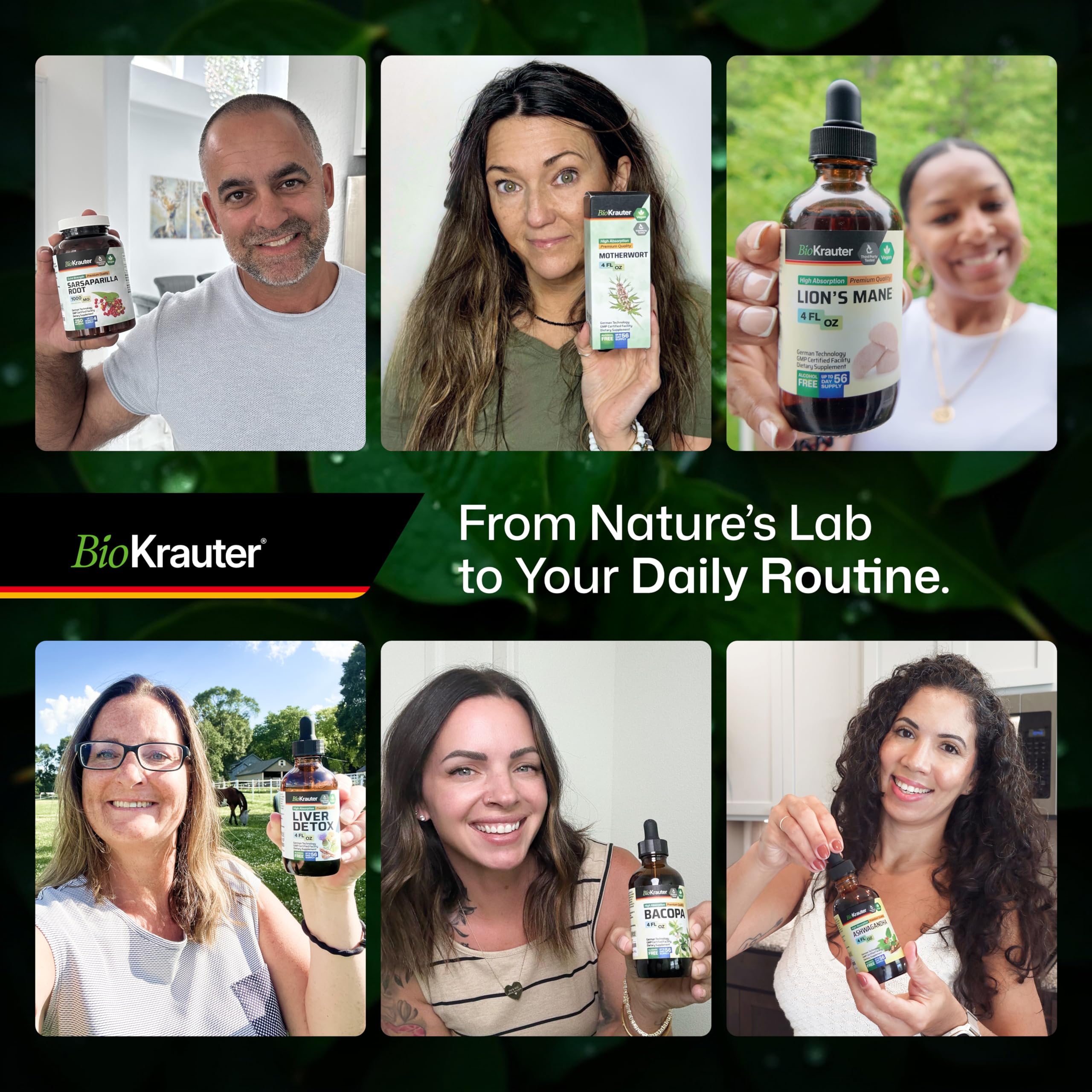 BIO KRAUTER Mullein Leaf bottle emphasizes clean-label packaging for daily use