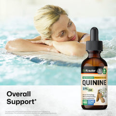 BIO KRAUTER Quinine tincture drops for easy dosing in drinks or under the tongue.