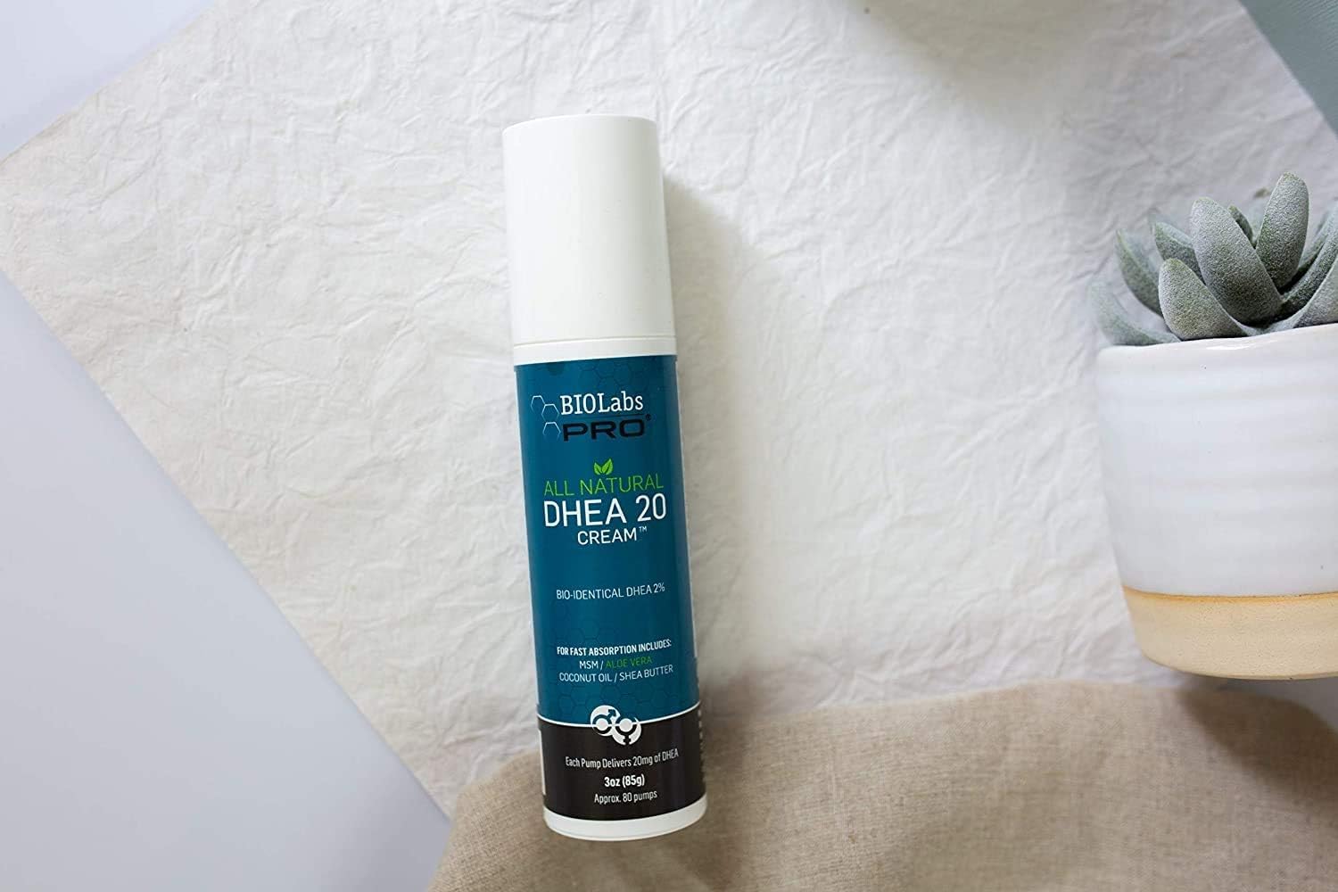 BIOLABS PRO DHEA cream guarantee seal signals trusted support