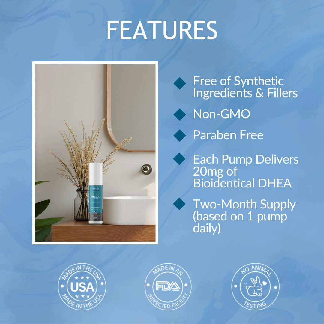 BIOLABS PRO DHEA cream manufactured in a USA facility
