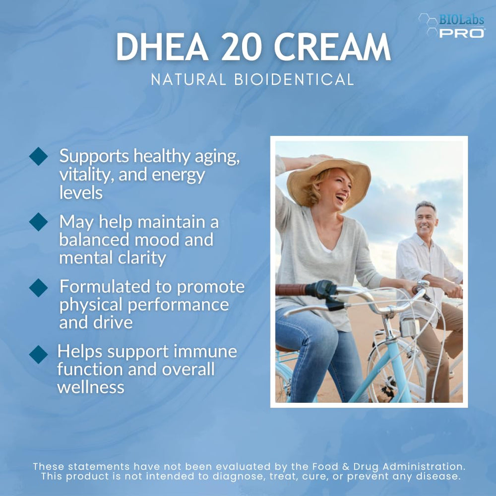 BIOLABS PRO DHEA cream natural bioidentical formula