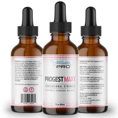 Close-up shows Progest MAXX bottle pump ready for precise dosing.