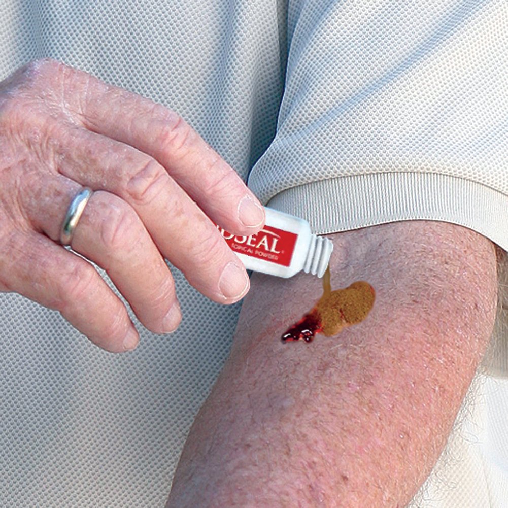 Biolife Woundseal Powder packets ready for on-the-go minor injuries.