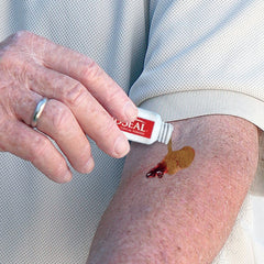 Biolife Woundseal Powder packets ready for on-the-go minor injuries.
