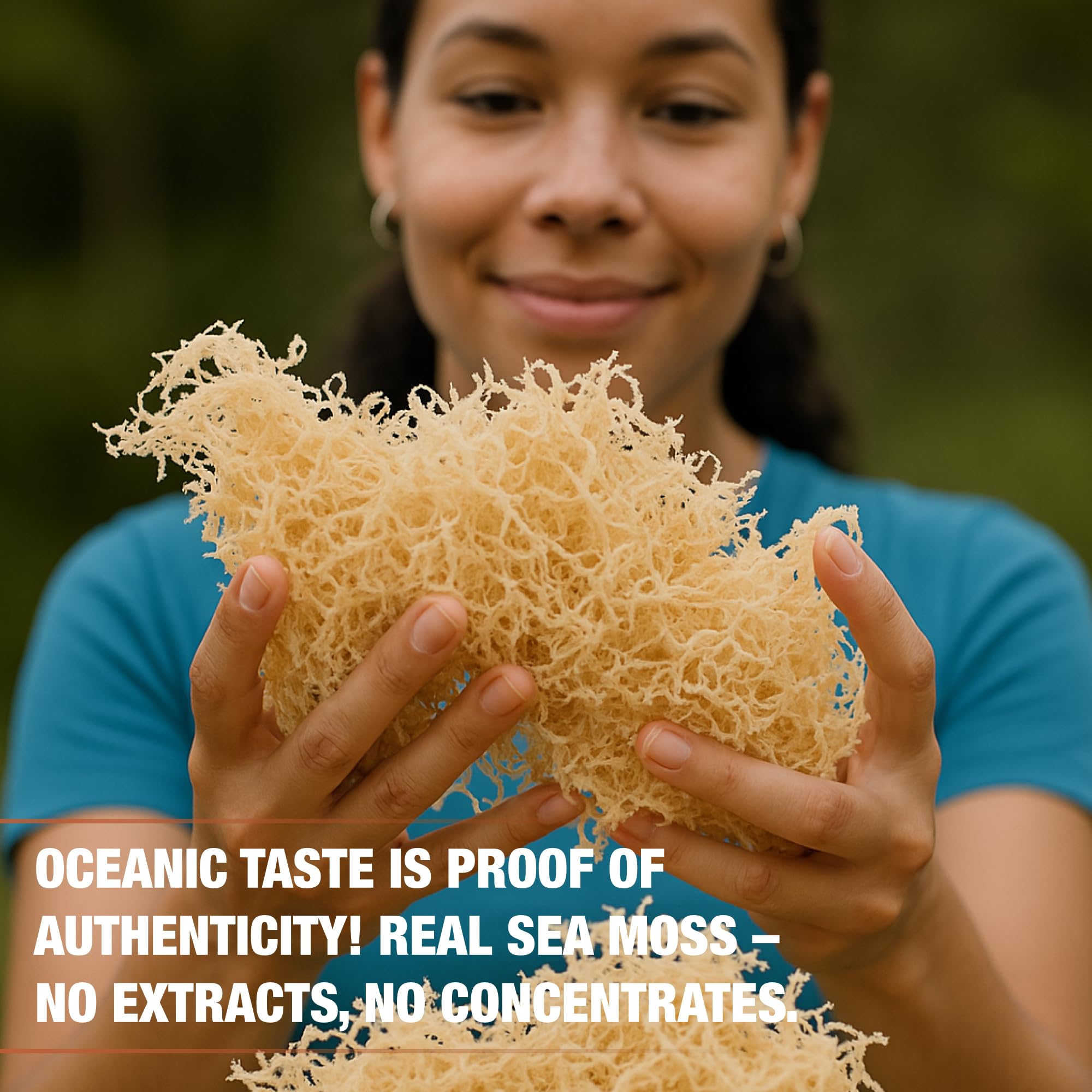 Biolore Sea Moss Gel texture closeup reveals smooth, versatile gel for recipes.