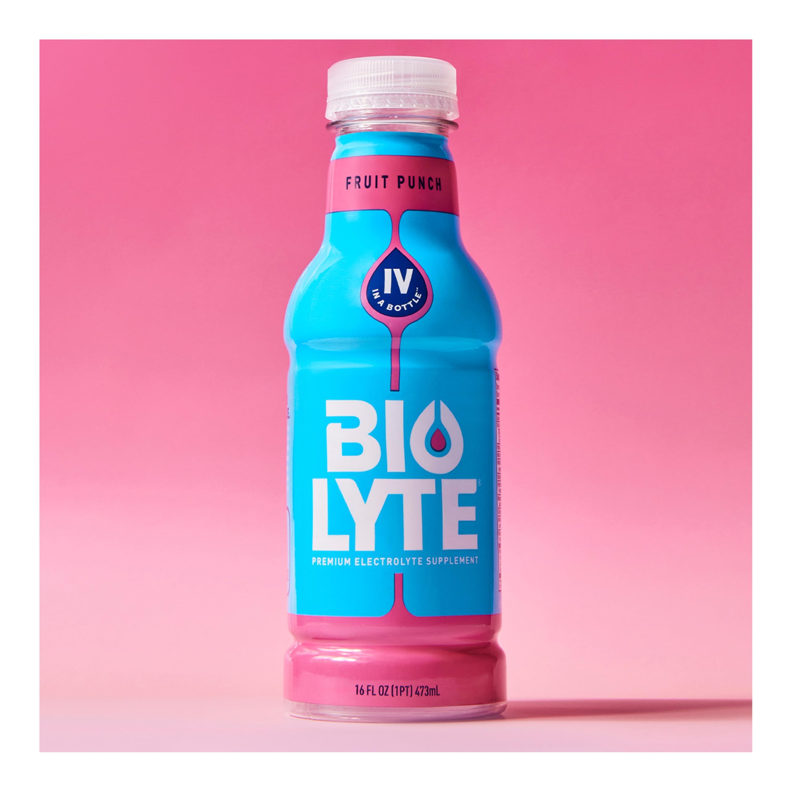 BIOLYTE nutrition label shown to emphasize electrolyte balance.