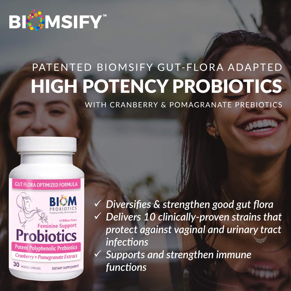 Biom Enteric-Coated Vegan Capsule depicts delayed-release delivery to nourish good gut flora.