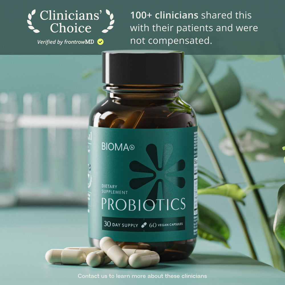 BIOMA Probiotics in a lifestyle scene promotes everyday digestive balance