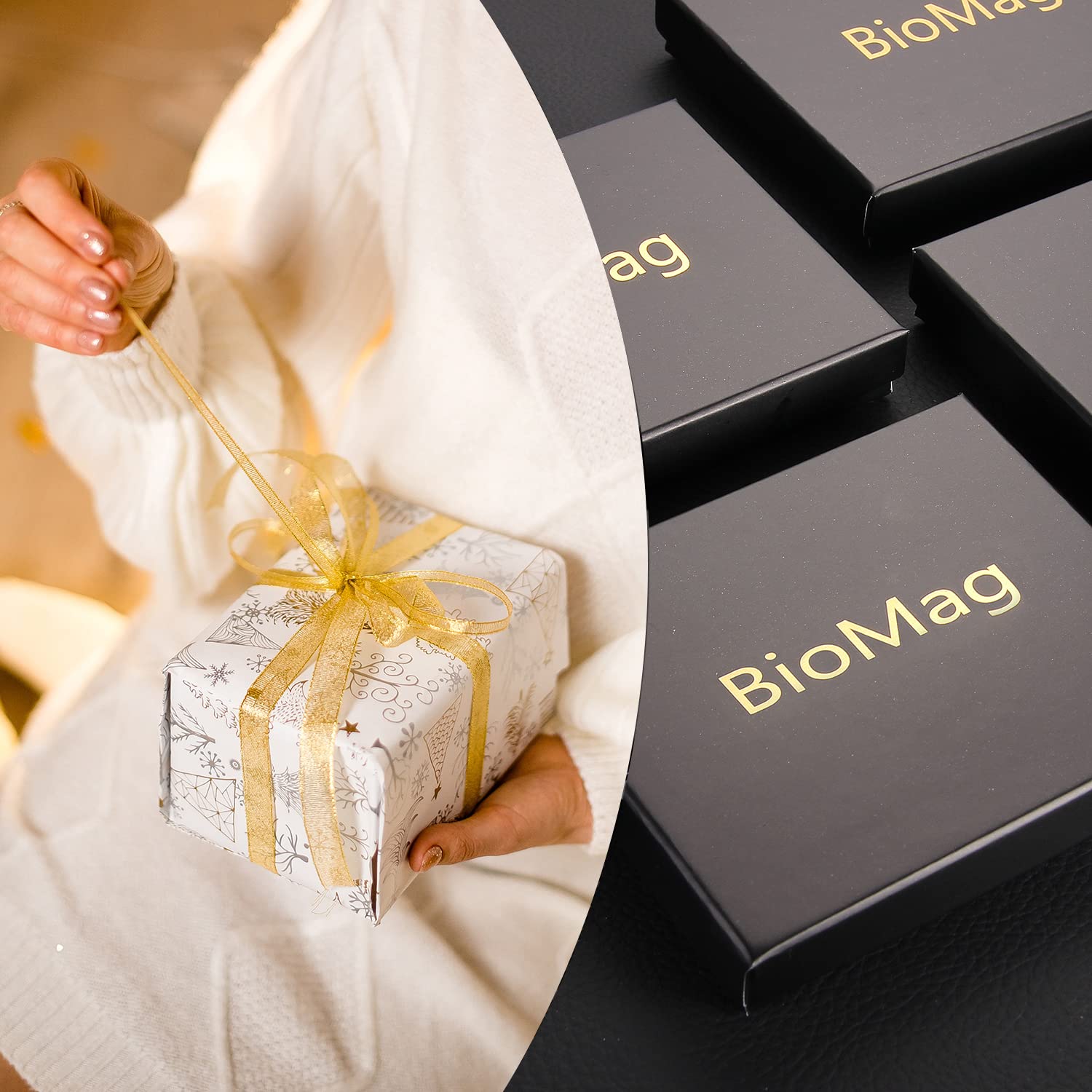 BioMag packaging with manual emphasizes confident gifting.