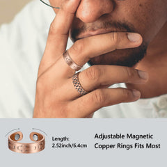 BioMag pure copper ring inner surface shows smooth, comfortable wear.