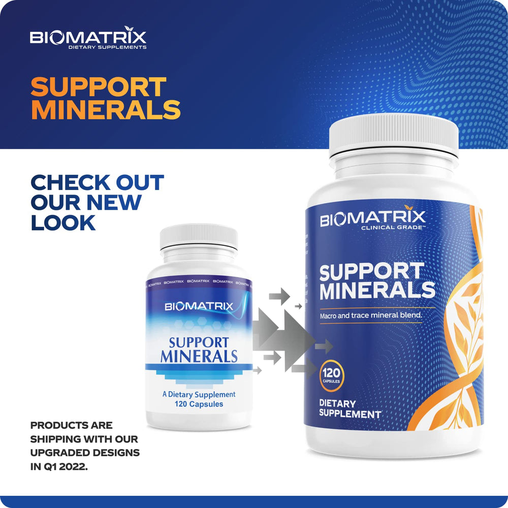 BioMatrix 30-day supply bottle ready for a month of minerals