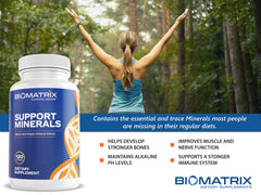 BioMatrix mineral chelated forms highlighting Albion chelates for better uptake