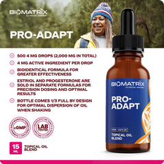 BioMatrix rice bran oil ingredient label reflects clean, simple formulation.