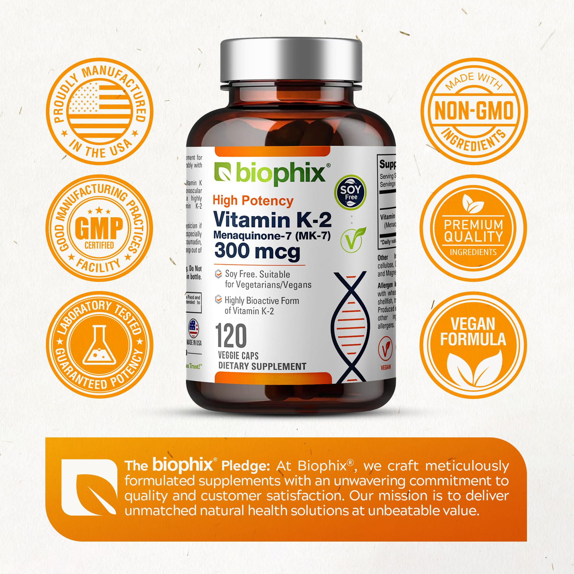 Biophix bottle on kitchen counter evokes an everyday wellness routine.
