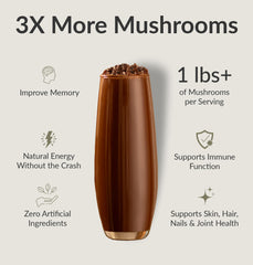 BIOptimizers chocolate drink mix label – focus-friendly formula for daily routine