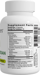 Gluten Guardian 3.0 capsules close-up highlighting plant-based enzymes