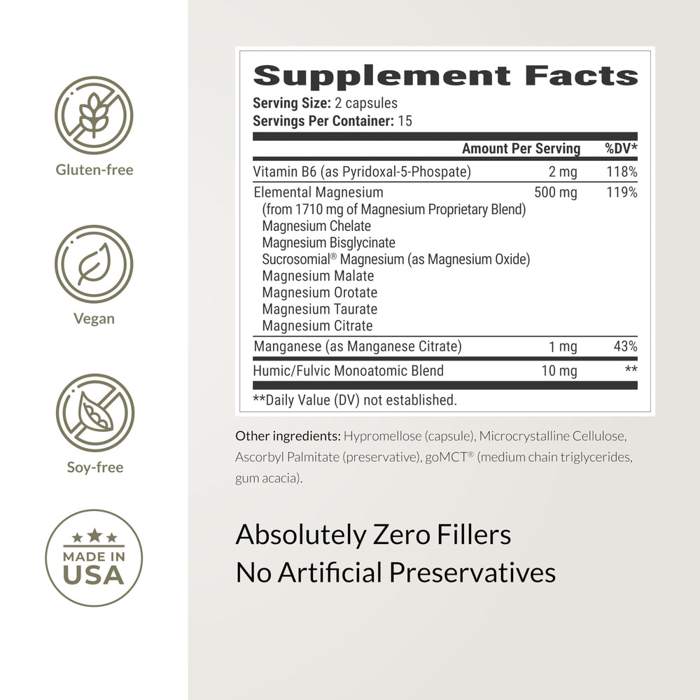 Allergen-free seal and label on BIOptimizers product