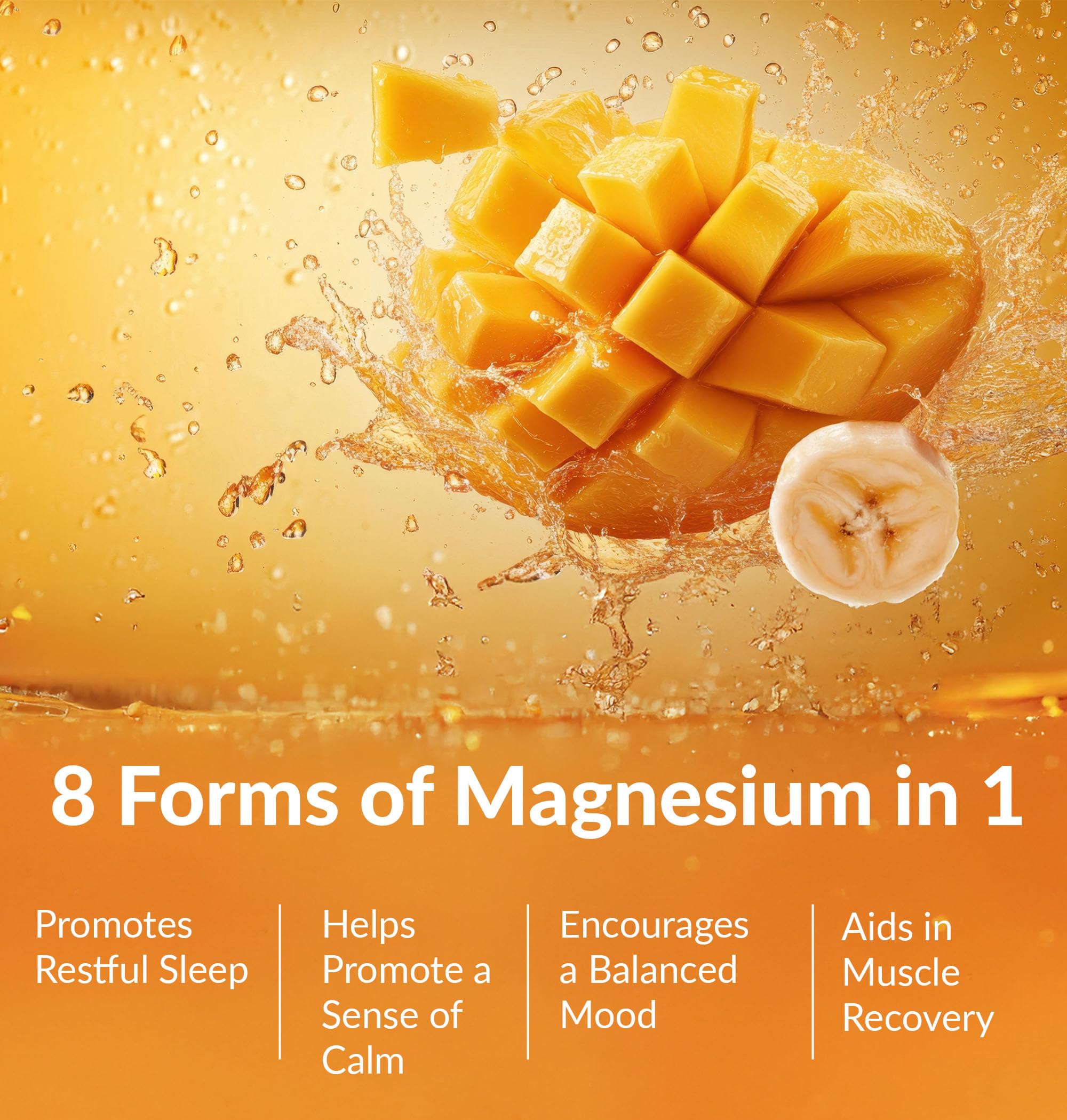 BiOptimizers Magnesium Breakthrough Drink in a glass highlights hydration and recovery