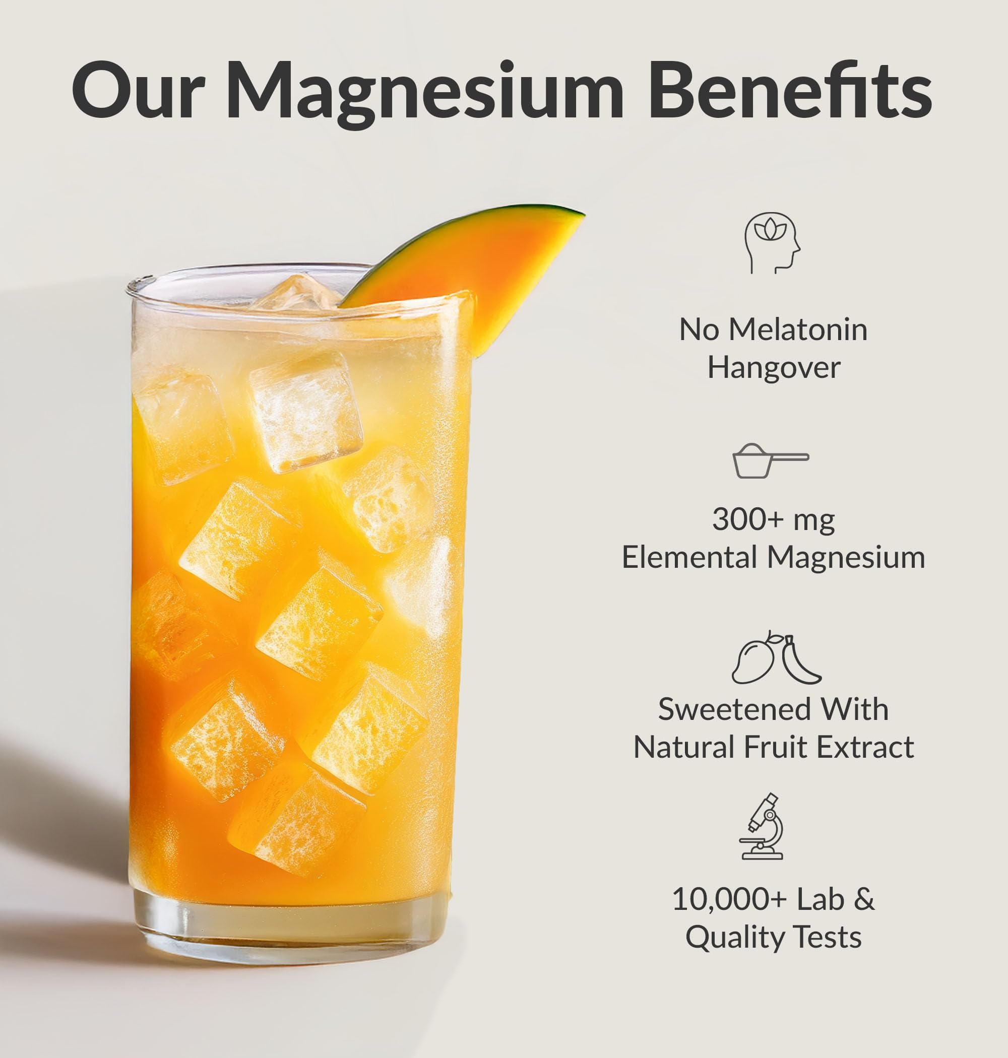 BiOptimizers Magnesium Breakthrough label close-up shows eight magnesium forms