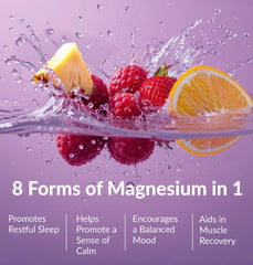 Close-up of magnesium glycinate form for calm muscle recovery