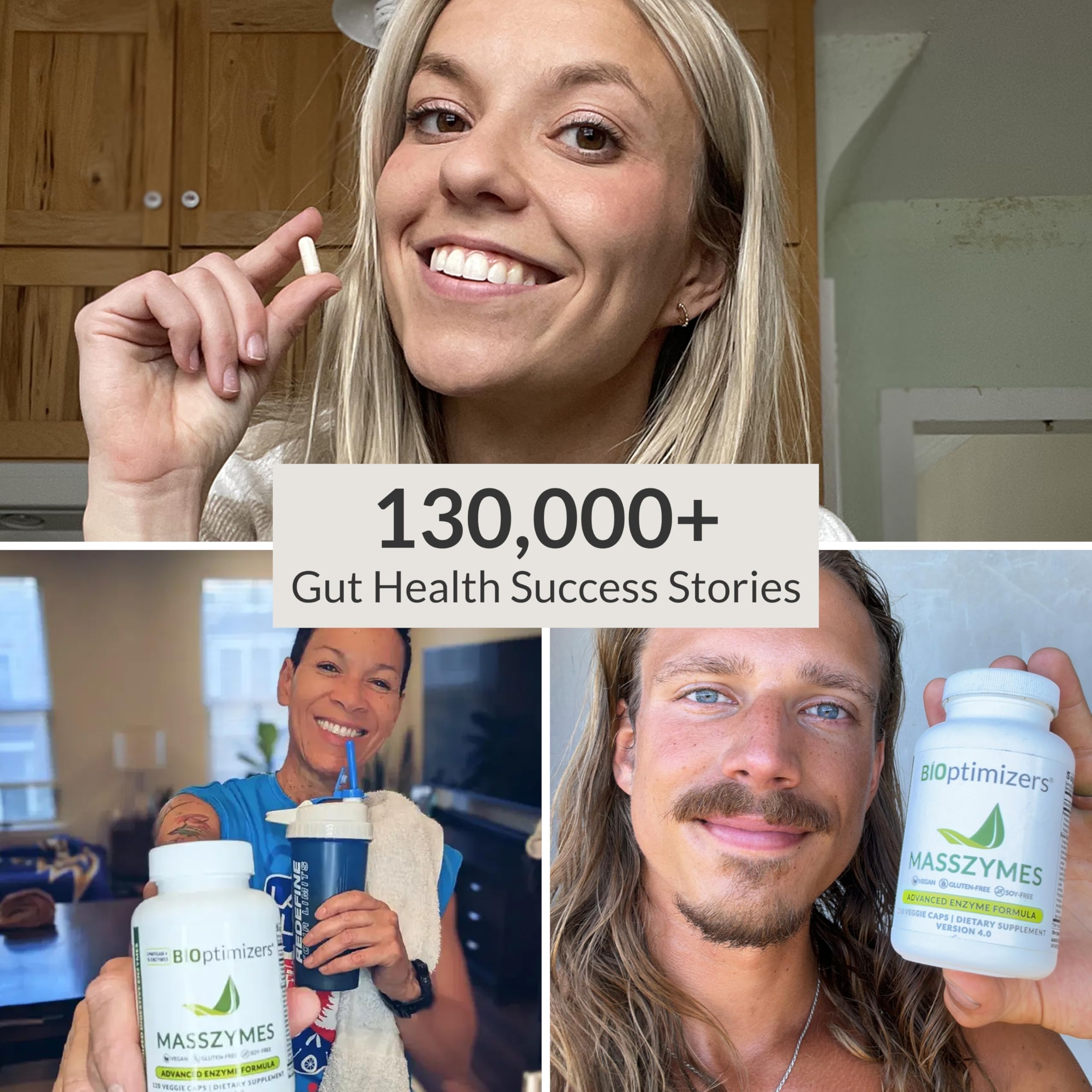 BIOptimizers MassZymes bottle in daily-use setup supports ongoing digestion