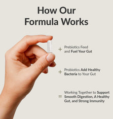 BIOptimizers Probiotic Breakthrough bottle on desk signals convenient, on-the-go digestive support