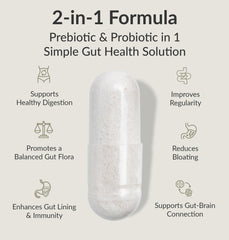 BIOptimizers Probiotic Breakthrough label closeup highlighting vegan formula for clean digestion