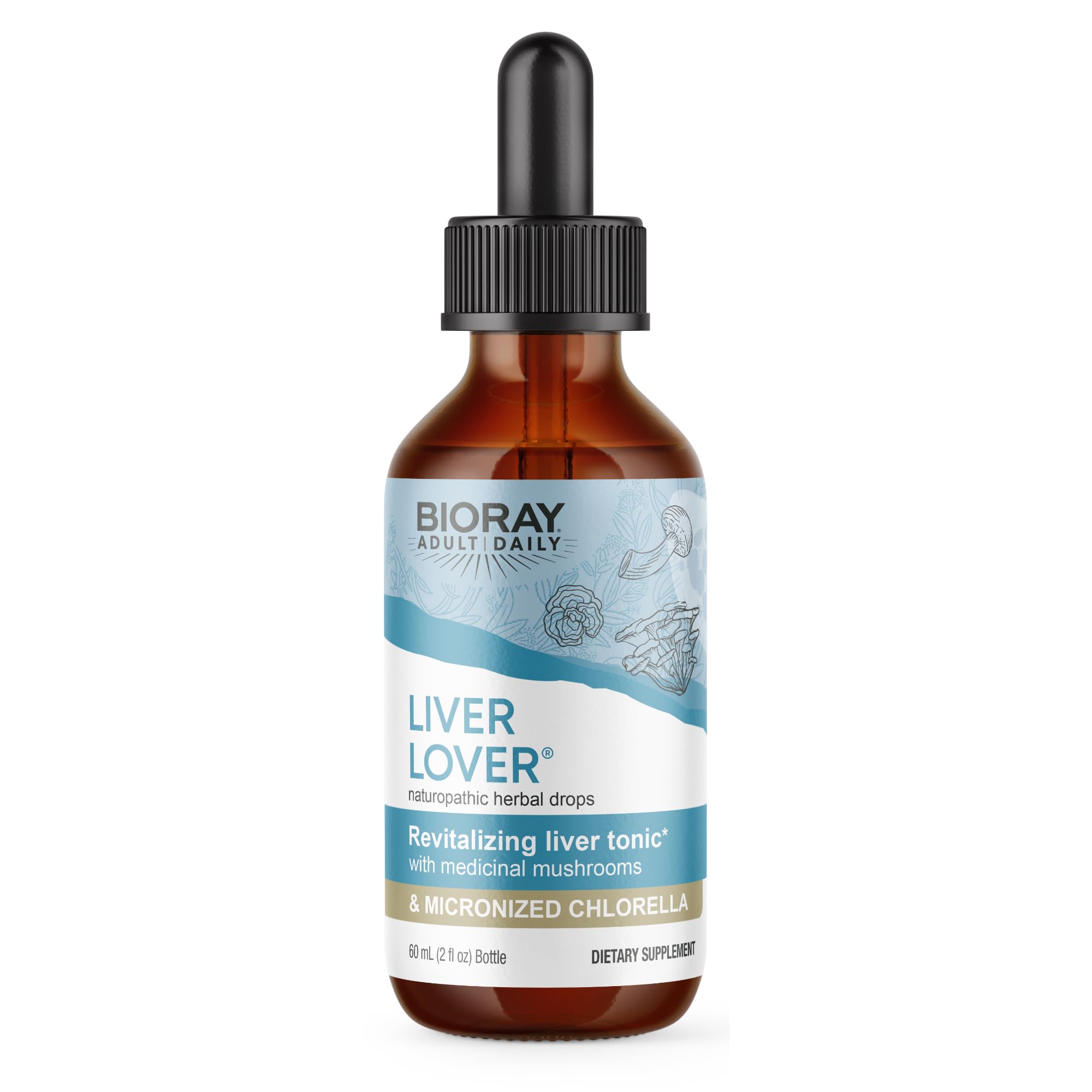 BIORAY Daily Liver Lover bottle pour supports liver and adrenals for daily energy