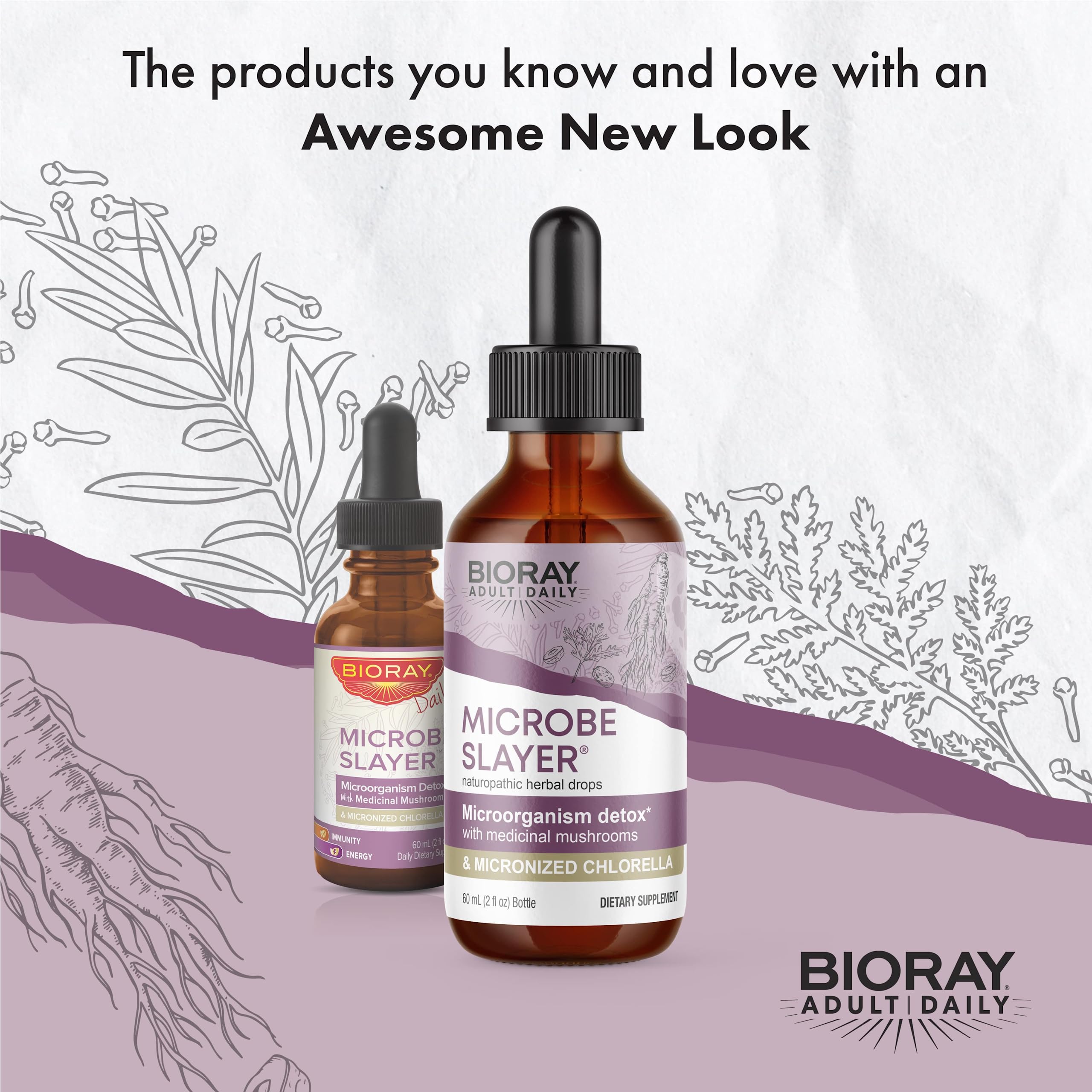 BIORAY Daily Microbe Slayer dispense image showing liquid for easy use