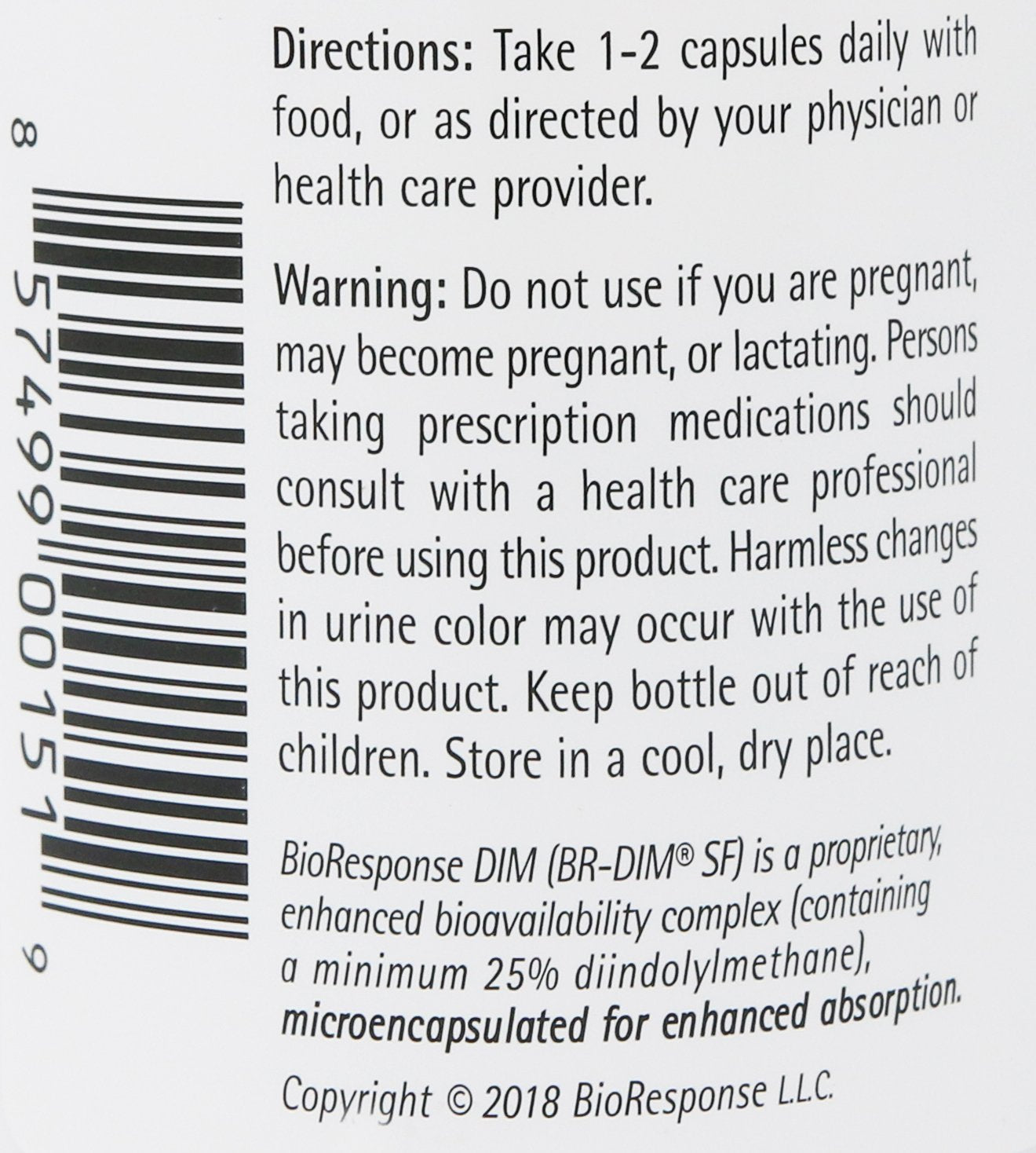 Bioresponse DIM 150 capsules closeup highlights capsule texture for easy use