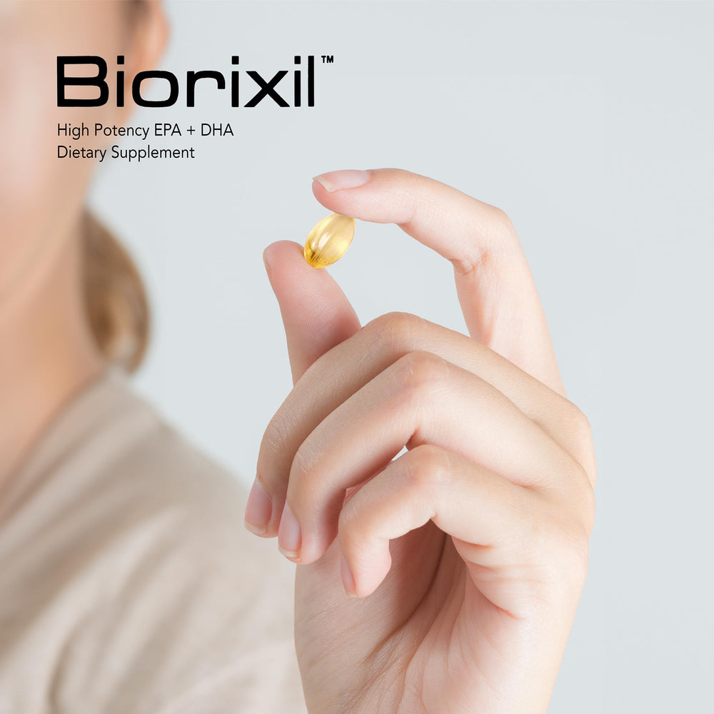 Biorixil vegan omega-3 halal kosher certificates image communicates dietary compatibility.