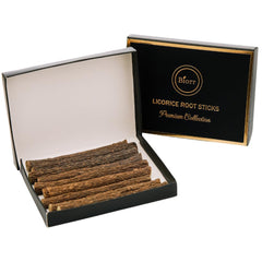 BIORR Licorice Root Sticks being brewed into tea highlights versatile usage.