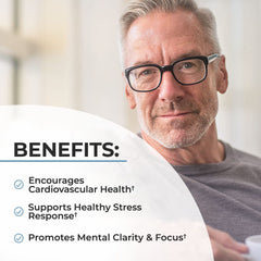 BioSchwartz heart-health graphic illustrating potential cardiovascular wellness support