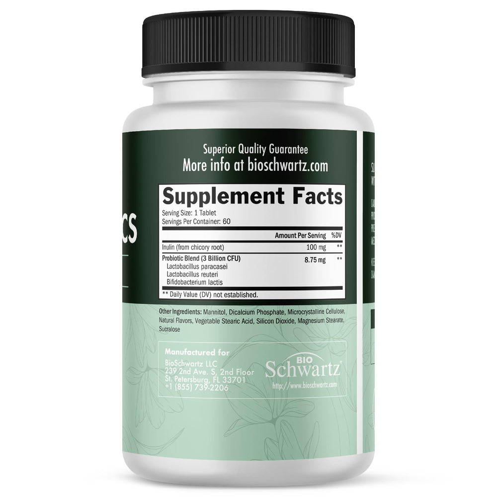 BioSchwartz 60-day supply packaging shown for convenience and value