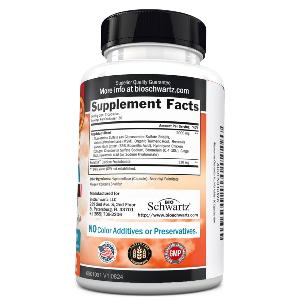 BioSchwartz 90 capsules per bottle for convenient dosing
