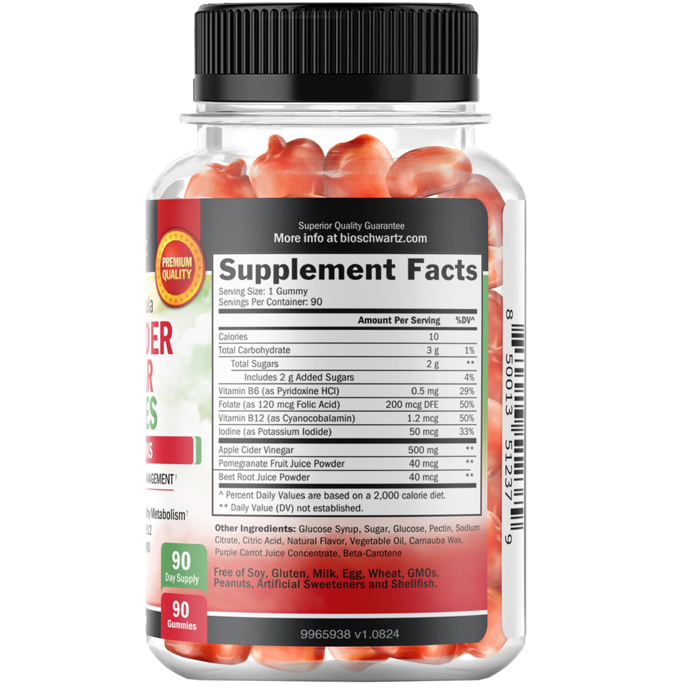 BioSchwartz ACV Gummies portable pack for on-the-go wellness