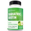 BioSchwartz Bariatric Biotin Chewable Tablets – 5500mcg per Serving, Green Apple Flavor, 90 Servings