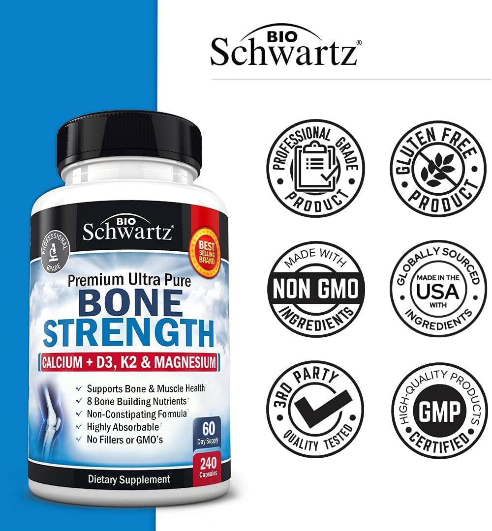 BioSchwartz Bone Strength packaging for everyday wellness