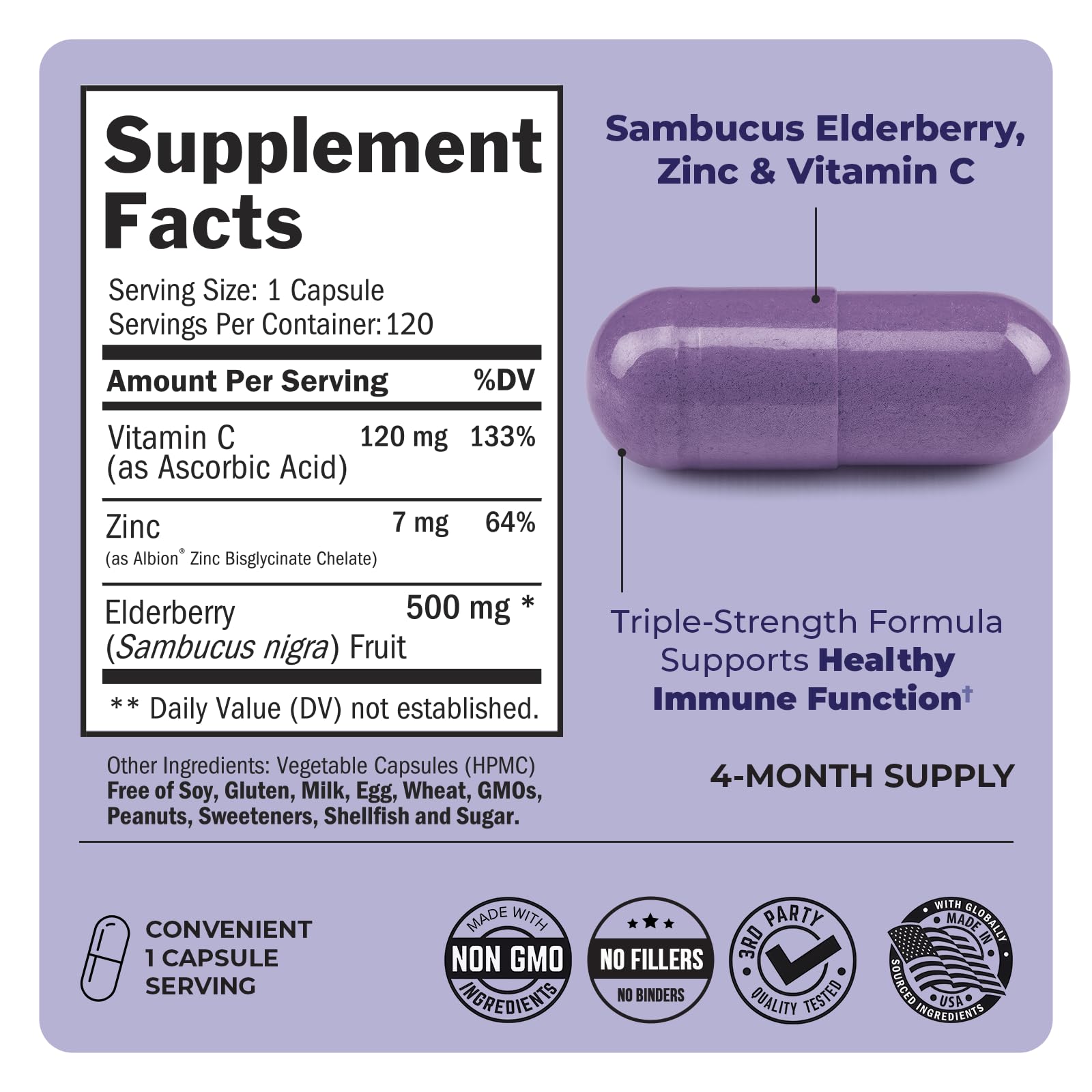 BioSchwartz bottle with multiple packs signaling value and consistency