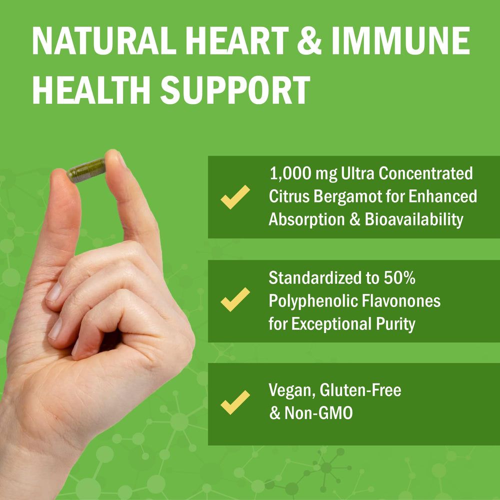 BioSchwartz Citrus Bergamot with 50% polyphenols signals high potency.