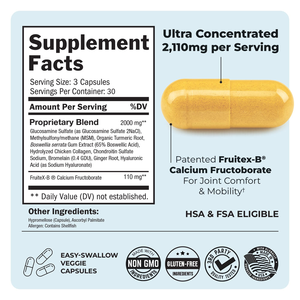 BioSchwartz collagen peptides capsules for connective tissue support