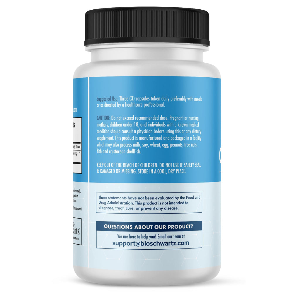 BioSchwartz Colostrum USA-manufactured production ensures quality.