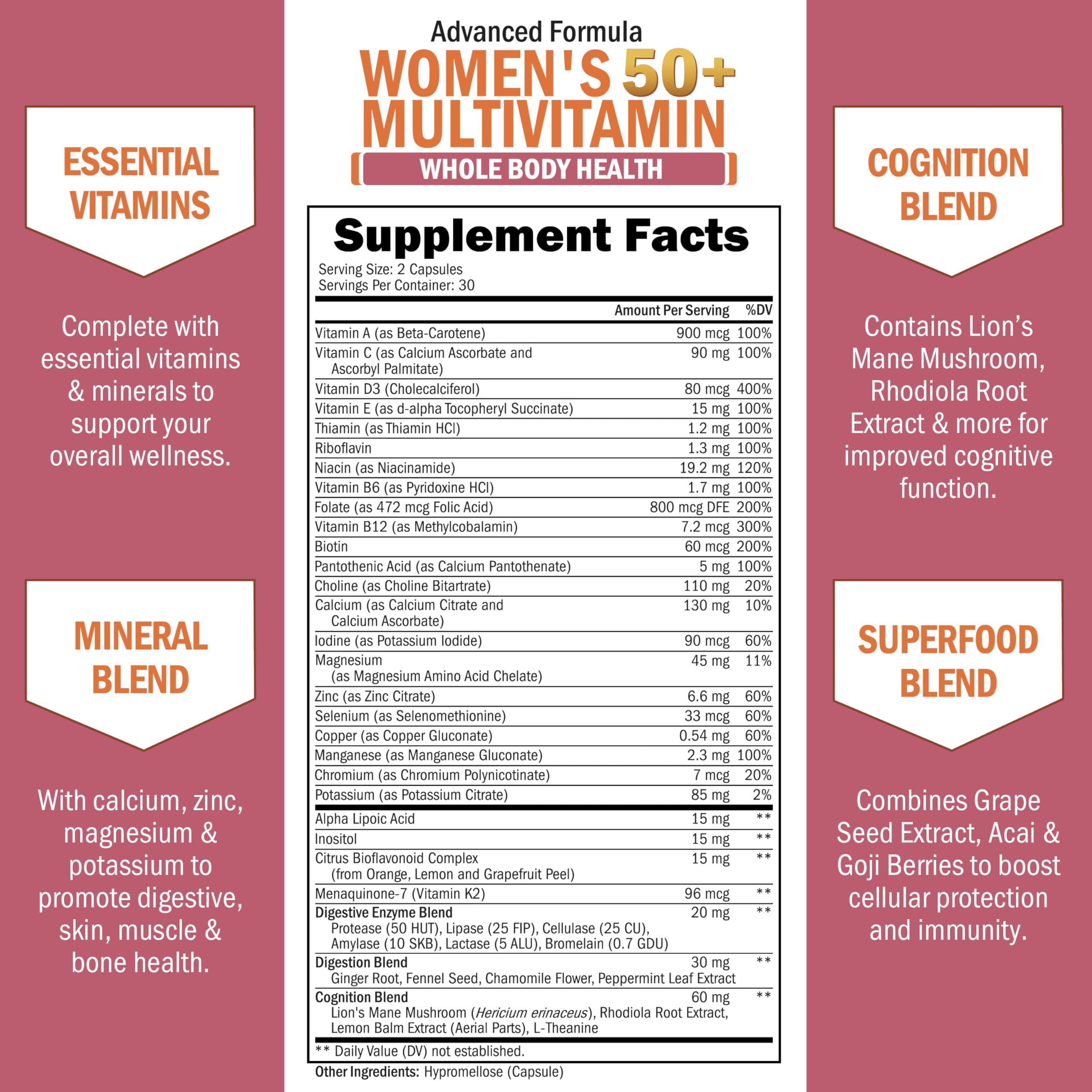 BioSchwartz bottle on desk demonstrates convenient daily capsules for stress and immune support
