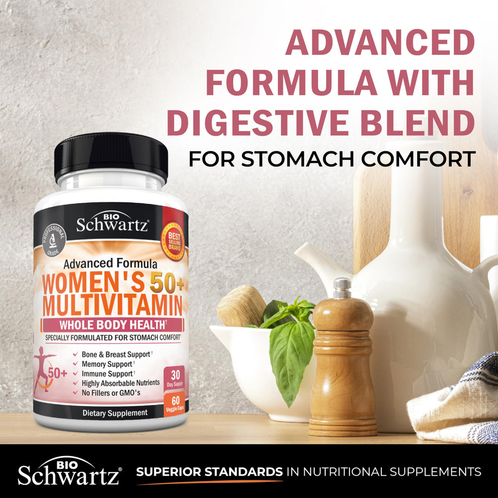 BioSchwartz Lions Mane Mushroom ingredients closeup suggests cognitive support potential