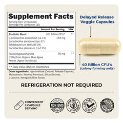 BioSchwartz probiotic capsules image suggests easy daily intake for gut health