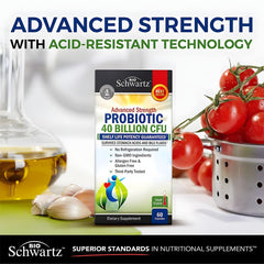 BioSchwartz probiotic bottle in kitchen setting ready for routine use